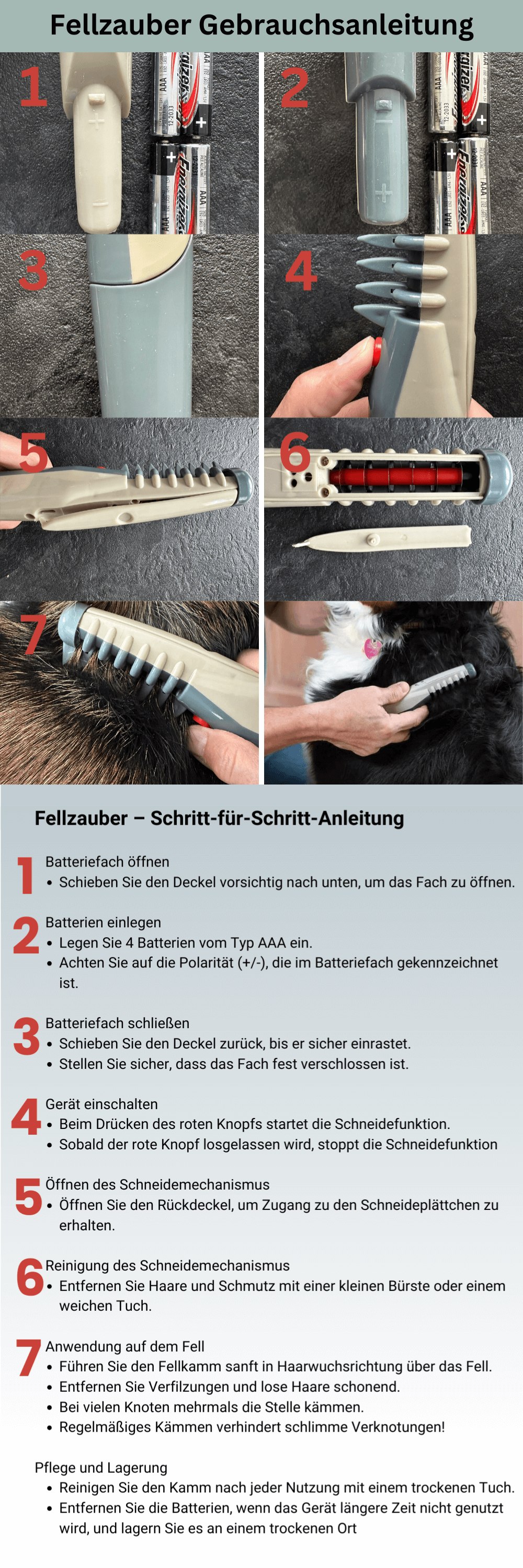 folaMis Fellzauber - Sanfteste Fellpflege
